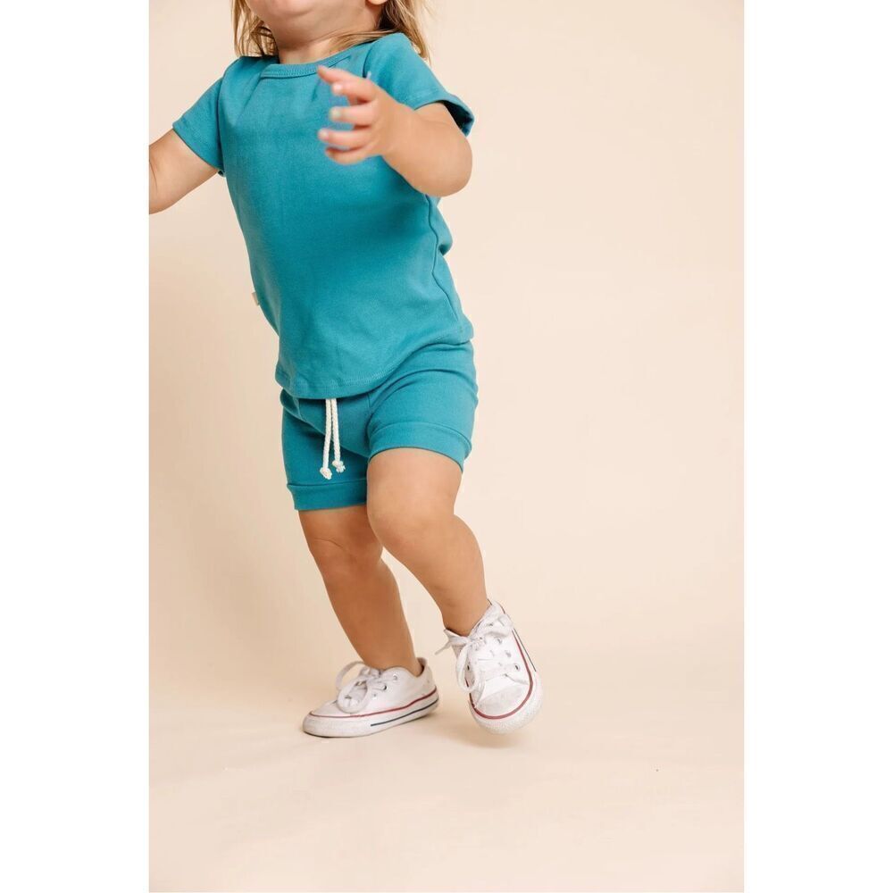 NWT Childhoods Clothing - RIB KNIT SHORTS CO - ARUBA